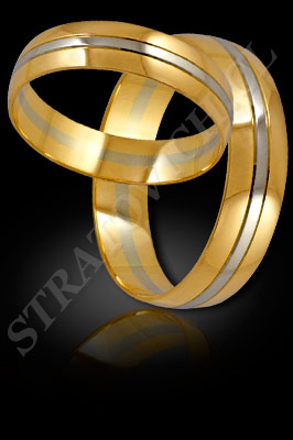ARGOLLAS de MATRIMONIO de oro amarillo de 18 kilates, oro blanco o platino (El modelo: AM0048). Santiago, Chile, Ñuñoa
